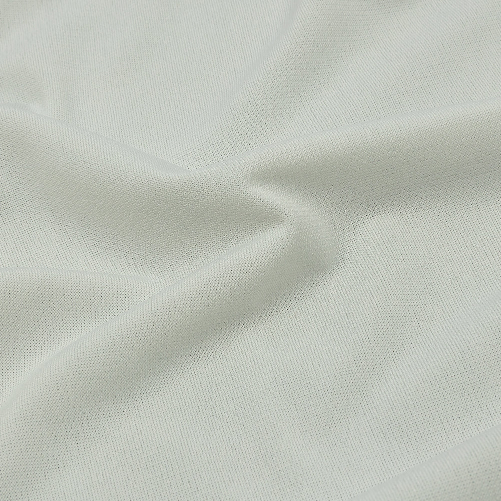 Stretch Polyester ITY Jersey - Cloud Dancer - Isadora Collection