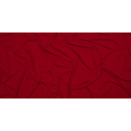 Stretch Polyester ITY Jersey - Tango Red - Isadora Collection