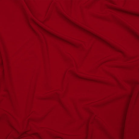 Stretch Polyester ITY Jersey - Tango Red - Isadora Collection