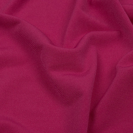 Stretch Polyester ITY Jersey - Fuchsia - Isadora Collection