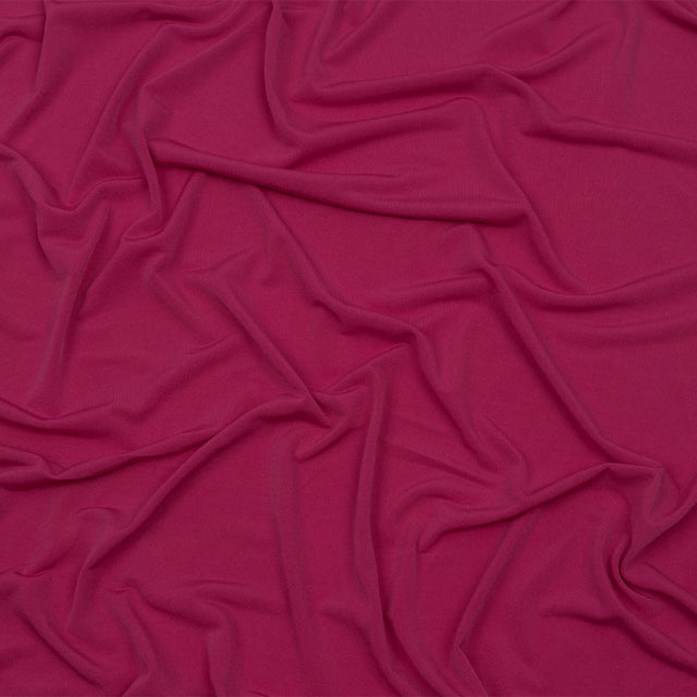 Stretch Polyester ITY Jersey - Fuchsia - Isadora Collection