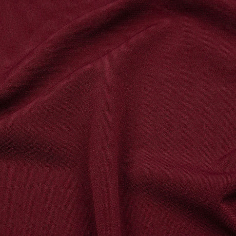 Stretch Polyester ITY Jersey - Wine - Isadora Collection