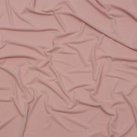 Stretch Polyester ITY Jersey - Silver Pink - Isadora Collection