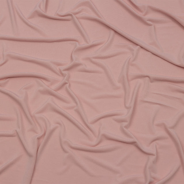 Stretch Polyester ITY Jersey - Silver Pink - Isadora Collection