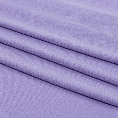 Stretch Polyester ITY Jersey - Lilac - Isadora Collection