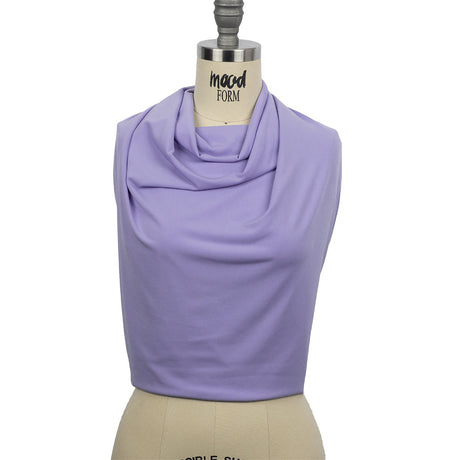 Stretch Polyester ITY Jersey - Lilac - Isadora Collection