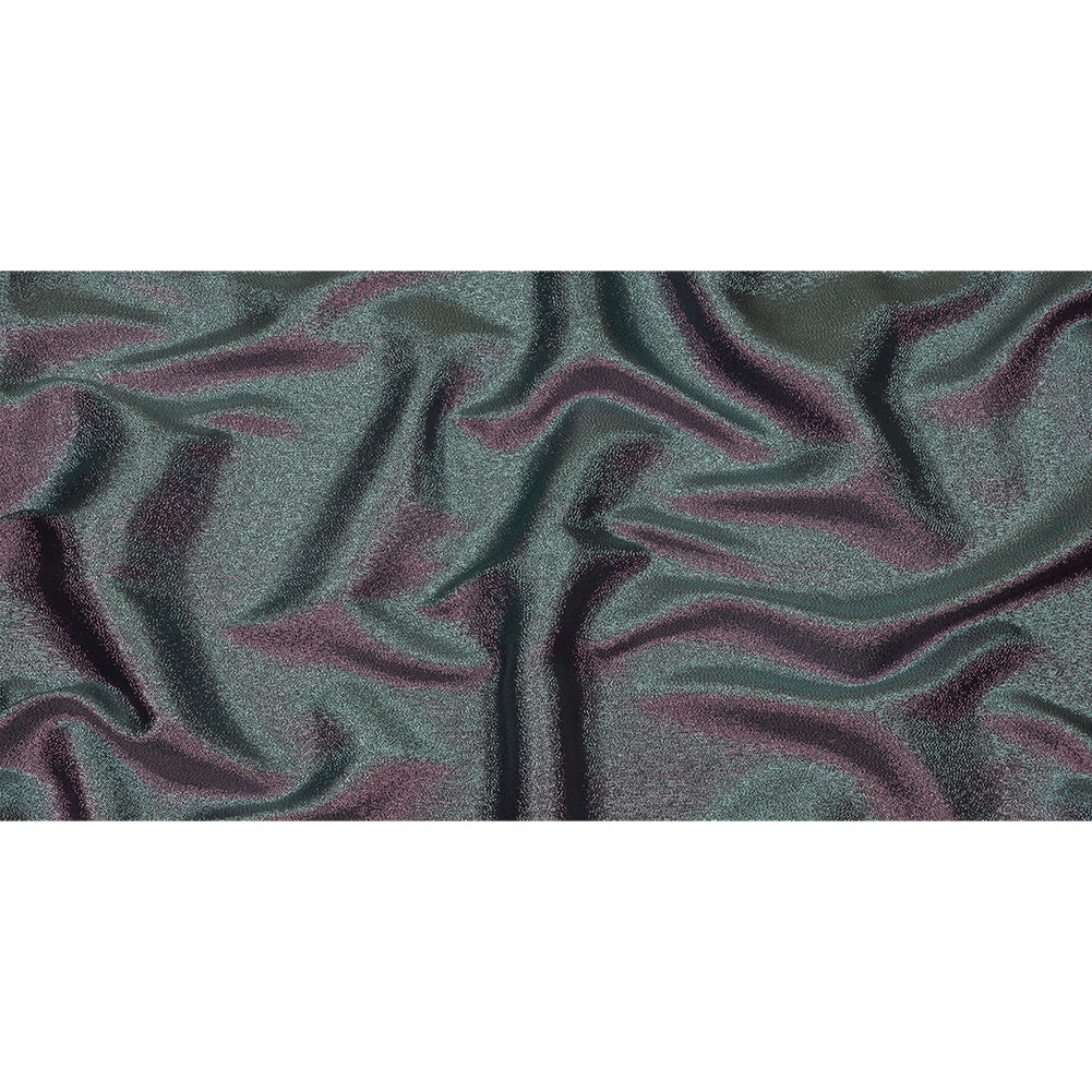 Metallic Polyester Lame - Pink and Black - Glimmer Collection