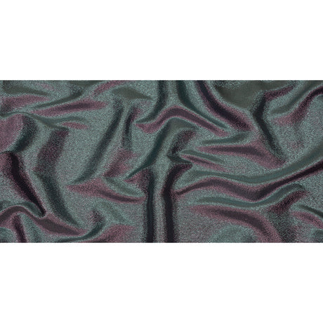 Metallic Polyester Lame - Pink and Black - Glimmer Collection