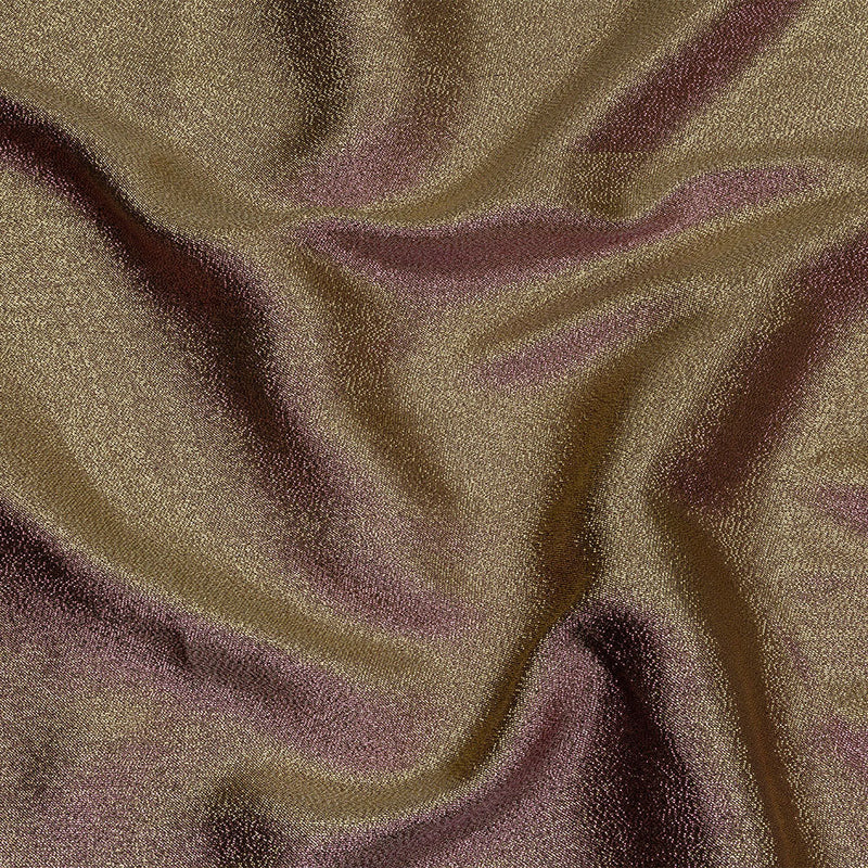 Metallic Polyester Lame - Pink, Yellow and Black - Glimmer Collection