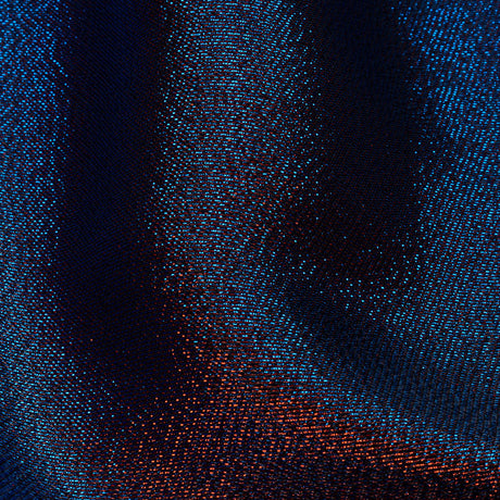 Metallic Polyester Lame - Red, Royal Blue and Black - Glimmer Collection