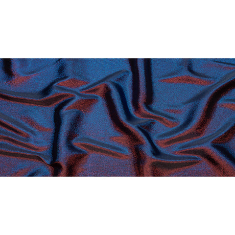Metallic Polyester Lame - Red, Royal Blue and Black - Glimmer Collection