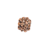 Copper Rhinestone and Resin Faceted 12mm Beads - 10pc