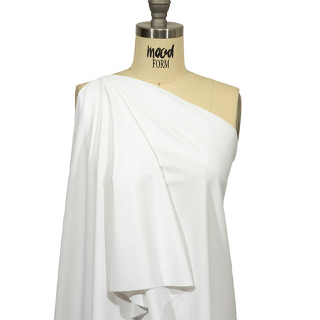 Recycled Swimwear Tricot, UV Protective - White - Santorini Plus Collection