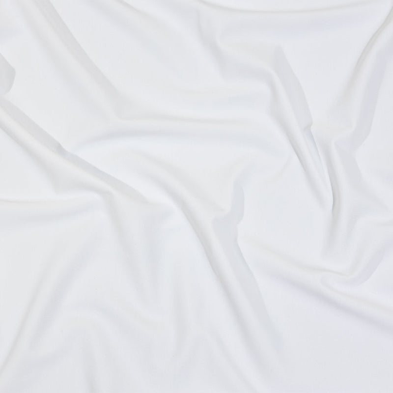 Recycled Swimwear Tricot, UV Protective - PFD White - Santorini Plus Collection