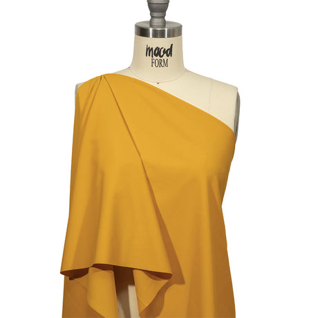 Recycled Swimwear Tricot, UV Protective - Golden - Santorini Plus Collection
