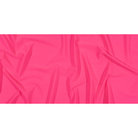 Recycled Swimwear Tricot, UV Protective - Shocking Pink - Santorini Plus Collection