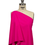 Recycled Swimwear Tricot, UV Protective - Neon Pink - Santorini Plus Collection