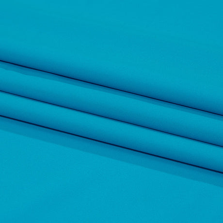 Recycled Swimwear Tricot, UV Protective - Cyan Blue - Santorini Plus Collection