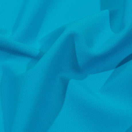 Recycled Swimwear Tricot, UV Protective - Cyan Blue - Santorini Plus Collection