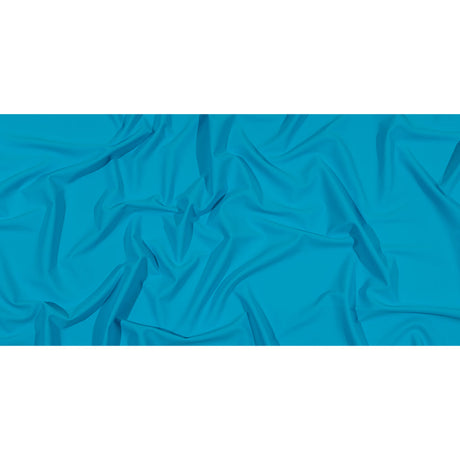 Recycled Swimwear Tricot, UV Protective - Cyan Blue - Santorini Plus Collection