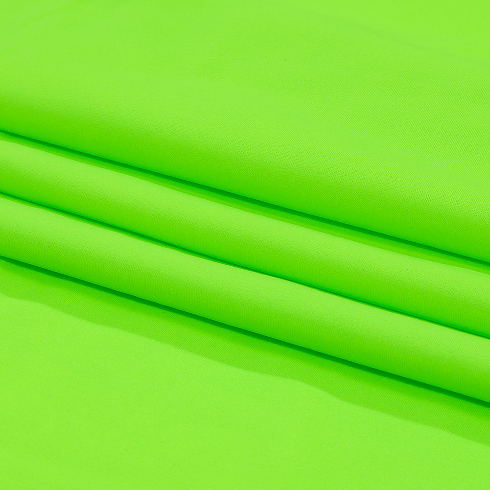 Recycled Swimwear Tricot, UV Protective - Acid Green - Santorini Plus Collection