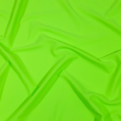 Recycled Swimwear Tricot, UV Protective - Acid Green - Santorini Plus Collection