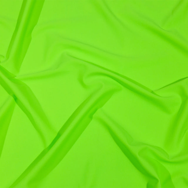 Recycled Swimwear Tricot, UV Protective - Acid Green - Santorini Plus Collection
