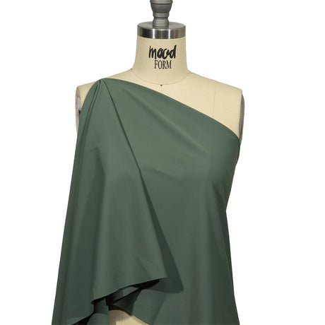 Recycled Swimwear Tricot, UV Protective - Olive - Santorini Plus Collection