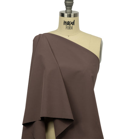Dusty Mauve Stretch Polyester Woven