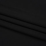 Black Polyester Interlock Knit