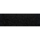 Black Polyester Interlock Knit