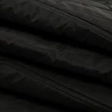 Black Zig Zag Polyester Quilted Coating