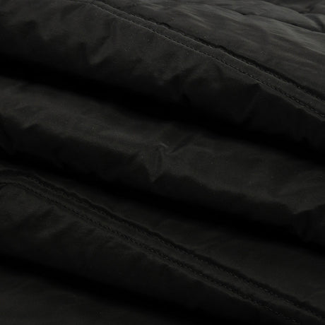 Black Zig Zag Polyester Quilted Coating