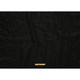 Black Zig Zag Polyester Quilted Coating