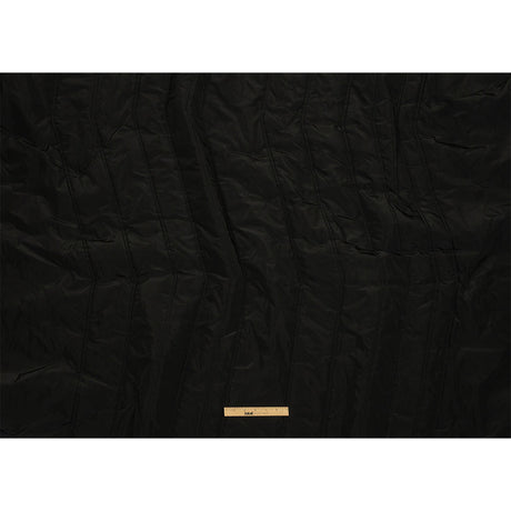 Black Zig Zag Polyester Quilted Coating