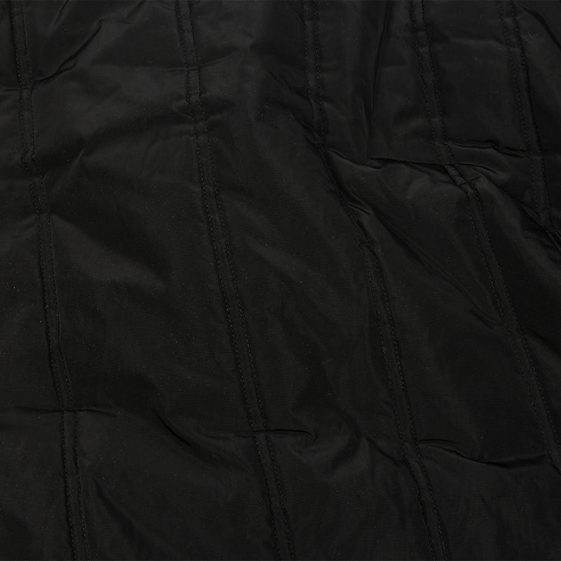 Black Zig Zag Polyester Quilted Coating