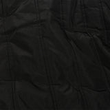 Black Zig Zag Polyester Quilted Coating
