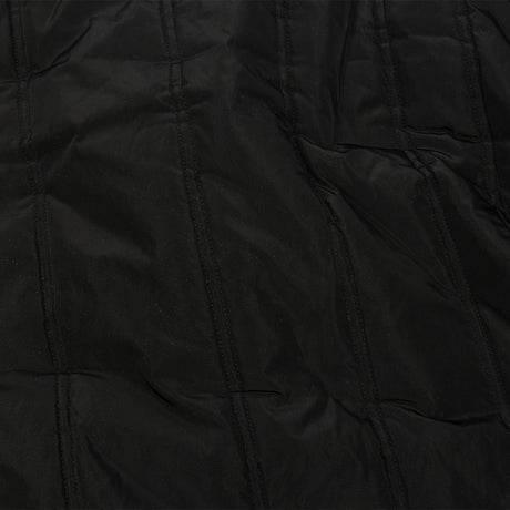 Black Zig Zag Polyester Quilted Coating