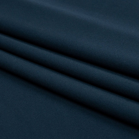 Maritime Blue Polyester Interlock Knit
