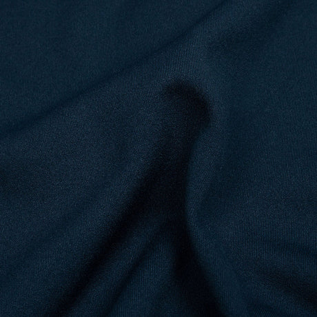 Maritime Blue Polyester Interlock Knit