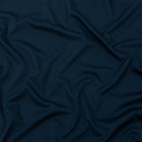Maritime Blue Polyester Interlock Knit
