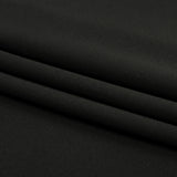 Black Onyx Polyester Interlock Knit