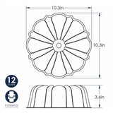 Nordic Ware Red Bundt Pan, 12 Cup