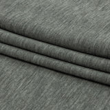 Heathered Gray Lightweight Stretch Recycled Polyester French Terry