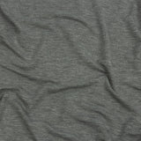 Heathered Gray Lightweight Stretch Recycled Polyester French Terry