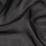 Famous Australian Designer Black Viscose Georgette