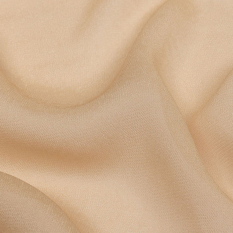 Famous Australian Designer Peach Viscose Georgette