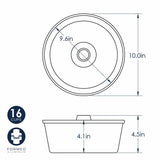 Nordic Ware ProForm Heavyweight Angel Food Cake Pan, 16 Cup
