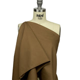 Famous Australian Designer Dark Sand Lightweight Cotton Twill
