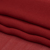 Famous Australian Designer Clay Red Viscose Georgette